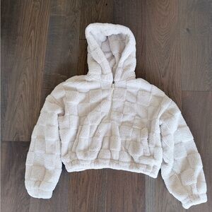 Checkered Sherpa Jacket